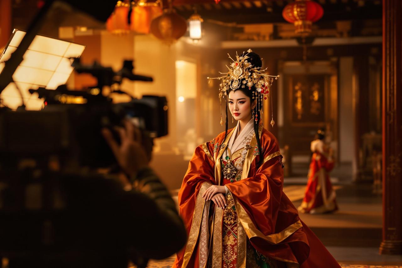 吃瓜天堂爆料 - 古装剧组女主演替身曝光正脸，颜值惊艳引发换角呼声
